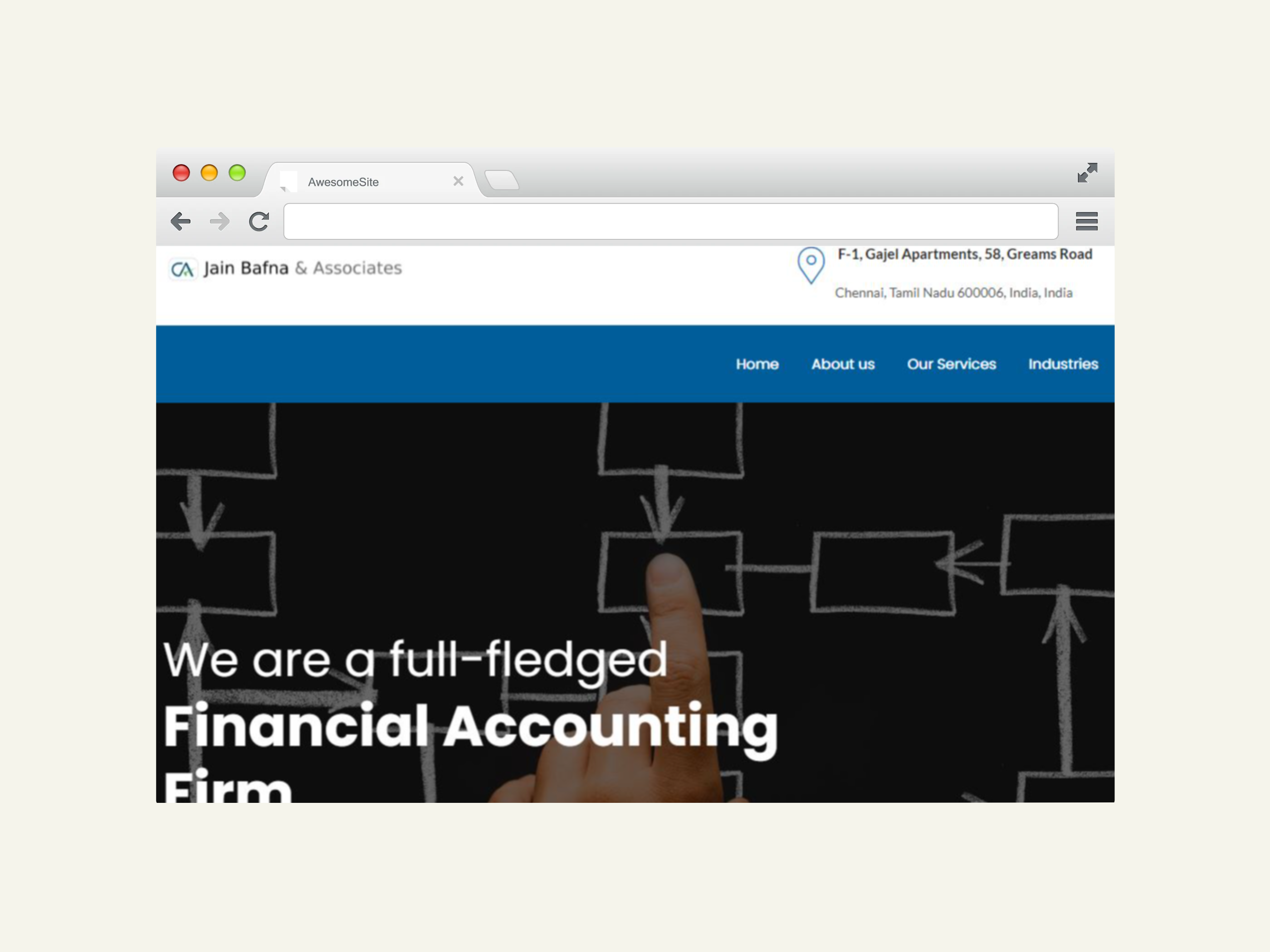 Website for CA, Management consultants and audit firms